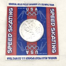 Olympics Nagano 1998 US Team Medallion Speed Skating - $10.95