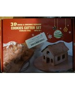3D Gingerbread House Cookie Cutter Set 18 Pcs Stainless Steel Christmas ... - $20.35 CAD