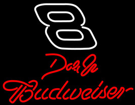 Nascar 8 Dale Earnhardt Budweiser Neon Light Sign 16&quot; x 14&quot; - £392.67 GBP