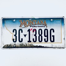  United States Montana Yellowstone County Passenger License Plate 3C 1389G - £12.57 GBP