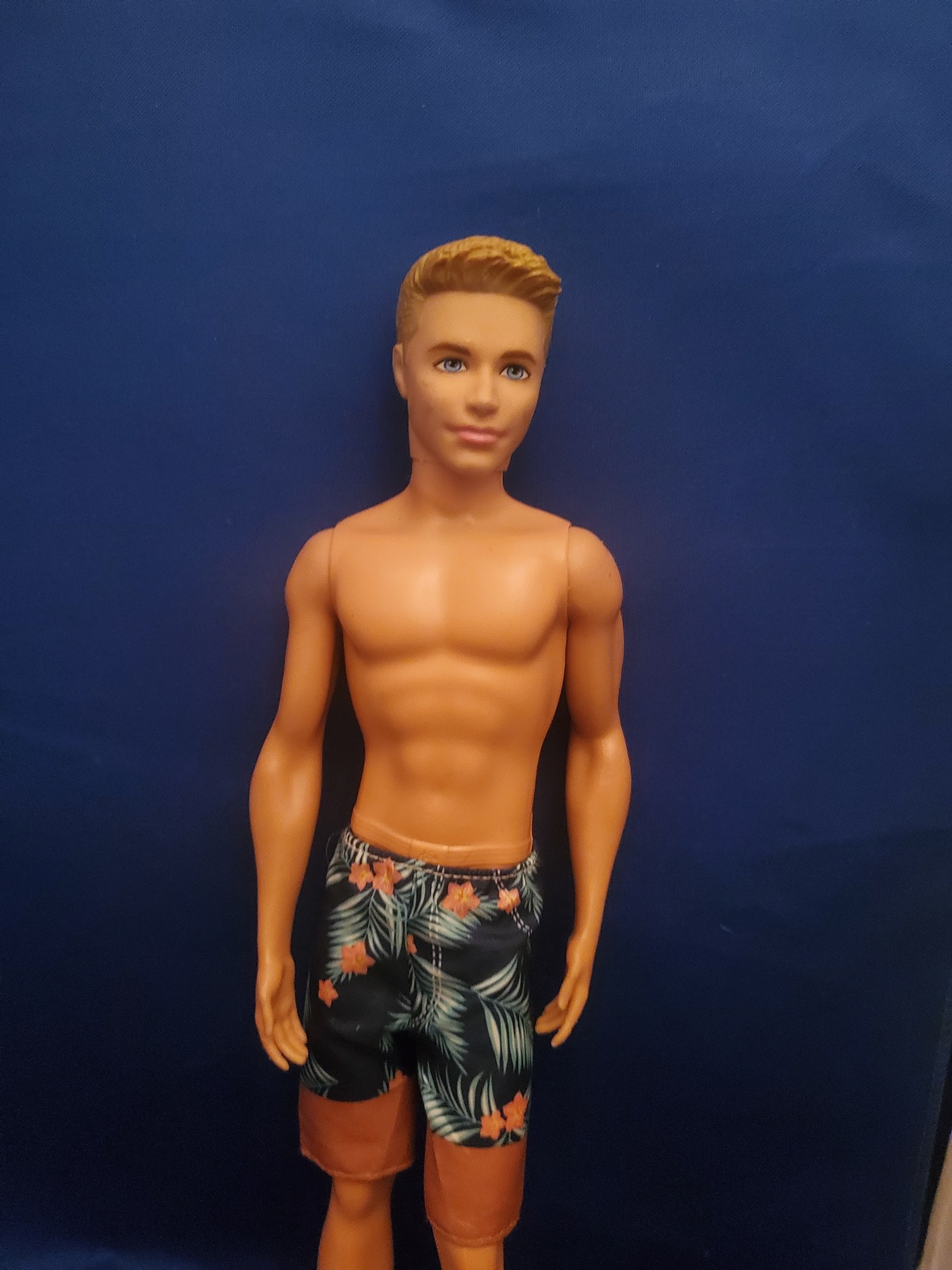 Ken Doll with Swim Trunks and Beach Accessories