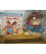 Troll Plush Toy Set Grumpy Bunny Stuffed Animal Book Cowboy Western Outf... - $23.74