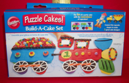 Wilton Food Craft Bake Multi Vehicle Puzzle Build Tool Snack Treats Cake Pan Set - £18.97 GBP