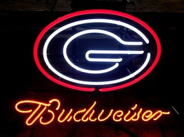 University Of Georgia Budweiser Neon Light Sign 16&quot; x 14&quot; - £389.74 GBP