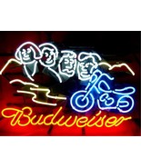 Mount Rushmore Sturgis Bike Budweiser Neon Light Sign 22&quot; x 15&quot; - £546.50 GBP