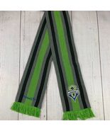 Seattle Sounders FC MLS Mitchell &amp; Ness Green Scarves &amp; Wraps New - $273.60 MXN