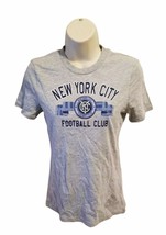 Adidas NYCFC New York City Football Club Girls Gray XL Size 16 TShirt - £16.53 GBP