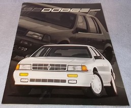 1992 Dodge Auto Full Line Sales Brochure Spirit Shadow Colt Monaco Dynasty - £6.20 GBP