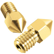 Brass 3D Printer Extruder Nozzles - 0.3mm - 1.75mm PLA - 2 pcs - £5.53 GBP