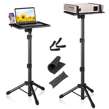 Projector Stand Tripod From 23.5&quot; To 46.5&quot; Adjustable Height, Laptop Tripod Stan - £40.05 GBP