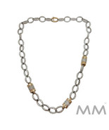 Pre-Owned Caerleon 16&quot; Necklace Sterling Silver &amp; 14K Yellow Gold - $1,295.00