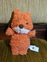 Jellycat Little Fox Plush Soft Fluffy 7&quot; Stuffed Orange Lovey Little New Nwt - $47.47