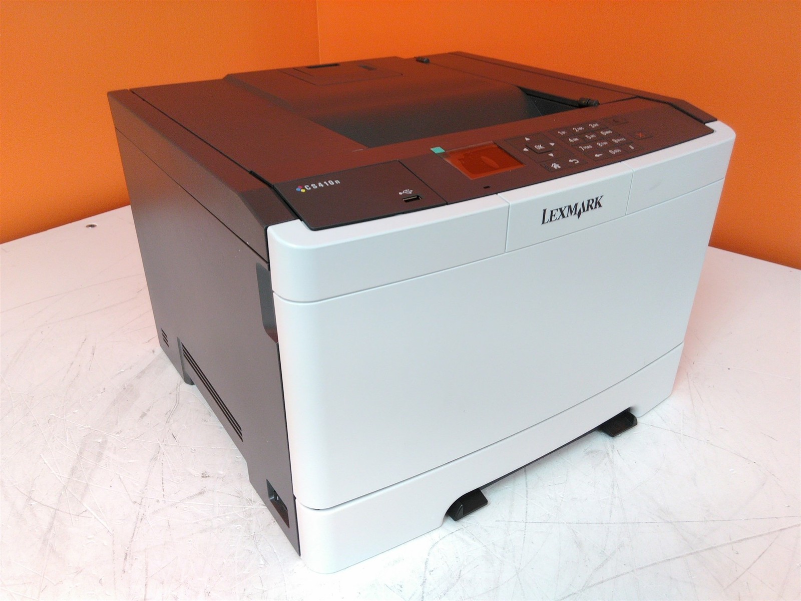 Defective Lexmark CS410n Color Laser Printer 200 Page Count Bad Roller AS-IS - $197.75
