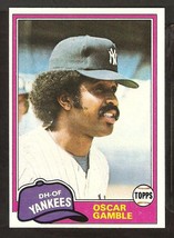 1981 Topps # 39 New York Yankees Oscar Gamble nr mt - £0.39 GBP