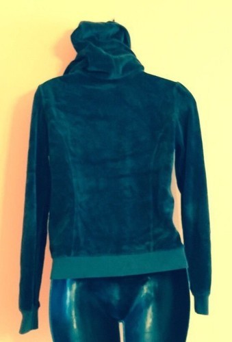 Juicy Couture Forest Green Hoodie SZ Girl's Youth 14 Item image 4