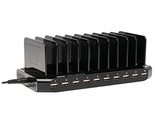 TRIPP LITE 10-Port USB Charging Station Dock with Storage Slots for Tabl... - $158.89