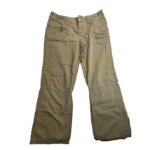 Natural Reflections Women’s Olive Green Pants size 14 Made in India Flor... - $16.12