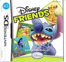 Nintendo DS Disney Friends Instruction Manual only - $4.90