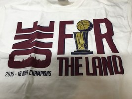 Cleveland Cavaliers T-Shirt Medium mens One For The Land 2015-16 NBA Champions - £18.01 GBP