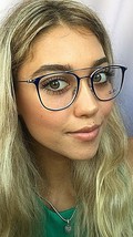 New Ray-Ban RB 7763628 50mm Round Blue Men&#39;s Women&#39;s Eyeglasses Frame - $1,681.19 MXN