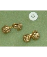 French cuff buttons for use instead of cuff links, new - $9.00