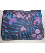 ESTEE LAUDER BLUE FLORAL MAKEUP/COSMETIC  BAG - $10.54 CAD