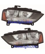 AUDI A4 2012-2016 PAIR LEFT RIGHT HALOGEN HEADLIGHTS HEAD LIGHTS LAMPS - $425.70