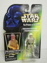 Kenner Star Wars FIGURE- The Power Of The FORCE- Luke Skywalker HOTH- NEW- Sh - $4.89