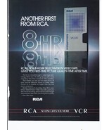 1982 RCA VK 330 8 Hour VHS tape Print Ad Vintage VHS 8.5&quot; x 11&quot; - $20.06