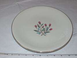 Wedgewood &amp; Co Ldt. England Off White Pink Flowers Dinner Plate 9 3/4&quot; ! - £14.39 GBP