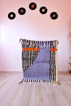 Blue Azilal rug, Handmade rug, Moroccan Rug, colorful rug, area rug - £1,075.78 GBP