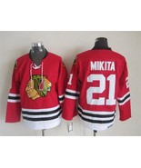 Blackhawks #21 Stan Mikita Jersey Old Style Uniform Red - $49.00