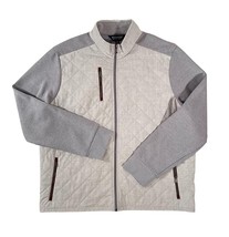 New Polo Ralph Lauren Golf Men&#39;s Quilted Hybrid Mockneck Jacket Grey XL - $178.19