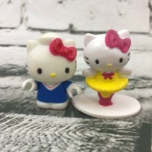 Hello Kitty By Sanrio Mini Figures Classic Sailor Ballerina Lot Of 2 Toys Loose  - £6.32 GBP