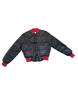Vintage Miller Jacket Sz M Black Red 80s Aztec Puffer Jacket Weastern US... - $95.00