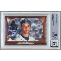 Jamie Moyer Seattle Mariners Autograph 2004 Bowman Heritage #153 BAS BGS Auto 10 - £103.66 GBP