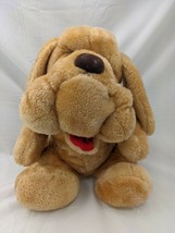 Wrinkled Dog Plush Tan 14 Inch McCrory Corp Stuffed Animal Toy - $25.95