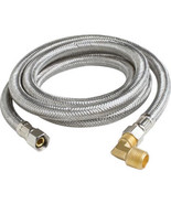 Stainless Steel Dishwasher Hose  3/8&quot; x 3/8&quot; x 48&quot; with elbow - €7,76 EUR