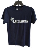 Nova Southeastern University Sharks NSU NCAA Double Sided Alumni Blue T ... - £9.48 GBP