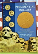 Coin Collectors Album U.S. Presidential Dollars Deluxe Book - £15.23 GBP