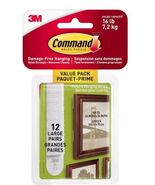 5 x Command Photo Hangers Black &amp; White Easy On Easy Off Home Essentials... - $24.50