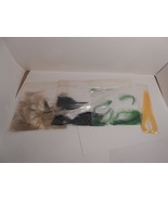 Fly Tying Feathers Yellow Black Green Brown - €5,08 EUR