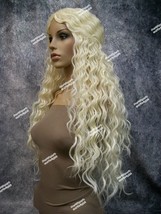 Blonde Renaissance Maiden Costume Wig Lady Godiva Medieval Princess Peasant Lass - £14.17 GBP