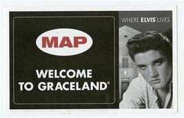 Welcome To Graceland Map Where Elvis Lives  - $11.88