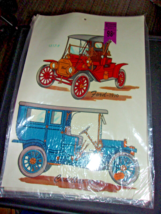 MeyerCord Decals Vintage 1517 F  1910 Ford 1910 Cadillac 11&quot; x 17&quot;  Larg... - £11.97 GBP