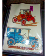MeyerCord Decals Vintage 1517 F  1910 Ford 1910 Cadillac 11&quot; x 17&quot;  Larg... - £12.01 GBP