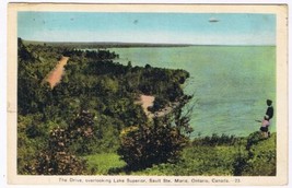 Ontario Postcard Sault Ste Marie Drive Overlooking Lake Superior PECO - £2.32 GBP