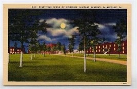 Riverside Military Academy Linen Postcard Gainesville G - £7.91 GBP