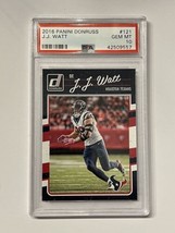 J.J. WATT 2016 Panini Donruss #121 Houston Texans - Mint PSA - NFL - £59.75 GBP