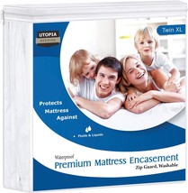 The Premium Zippered Mattress Encasement From Utopia Bedding (Fits 12 Inches - £31.94 GBP